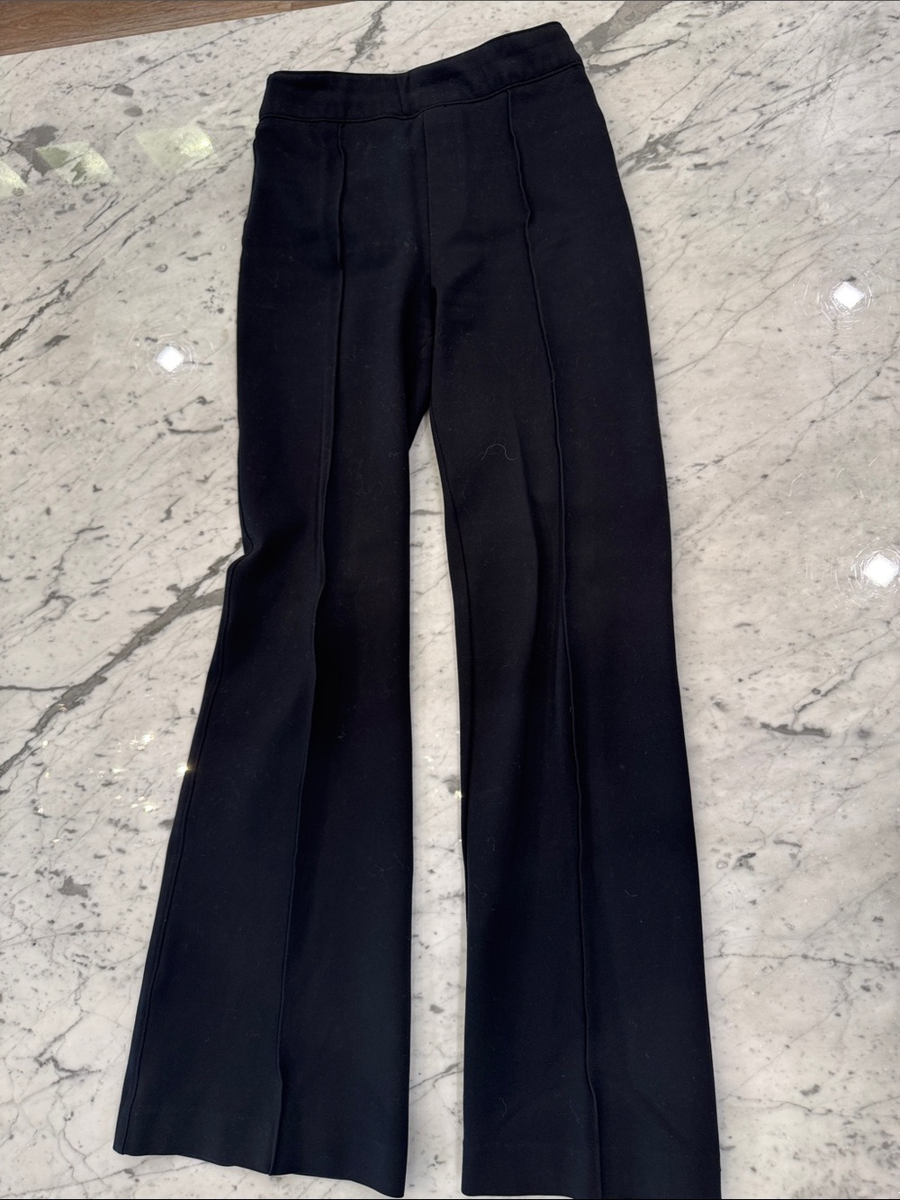 SPANX Black Men's Tailored Crease Dress Pants